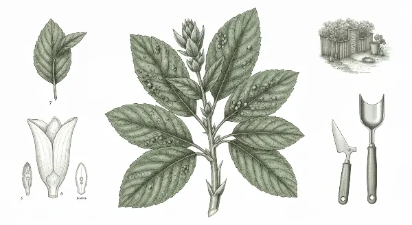 Plante d'intérieur avec feuilles atteintes de pourriture grise et moisissure Botrytis